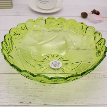 Crystal fruit plate european-style candy plate fruit basket vegetable dish washing basket plastic fruit tray fruit 