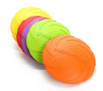 Toy pet throwing training dedicated multi-functional flying saucer natural