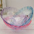 Crystal fruit plate european-style candy plate fruit basket vegetable dish washing basket plastic fruit tray fruit 
