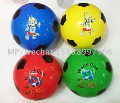 The 9-inch 2018 World Cup ball for decoraction toy ball, the mascot of the Russian World Cup