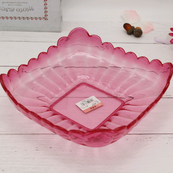 Crystal fruit plate european-style candy plate fruit basket vegetable dish washing basket plastic fruit tray frui