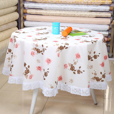 New waterproof and washable rural tablecloth environmental protection eva-oil tablecloth hotel dining tablecloth wholesale