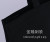 Manufacturer's custom color printing black non-woven bag advertising bag clothing shopping tote bag