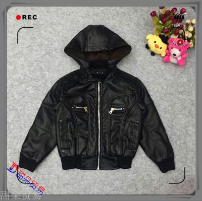 Weiding 100 million non-boy fur coat spring clothing 2018 new children's hoodie jacket in the spring style