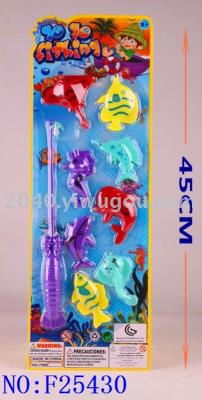 New style children start to learn toys fun Marine fish fishing magnetic toys 7906