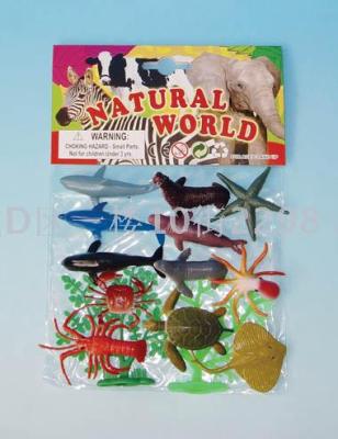 Animal Toys Set Foreign trade export toy glue toys