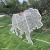 Height: 1.5m long: 2.0m aluminum frame design light plane lion bubble shell lamp string + glue drop pull ring