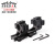 30mm pipe diameter universal three-side rail rapid disassembly clamping device with continuous rear sight mirror bracket