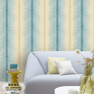 Stripe printing linen wall cloth Nordic impression breathable moisture-proof mould-proof thickened seamless wall cloth