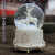 Rotating snow crystal ball european-style elk music box octave creative gifts for girls