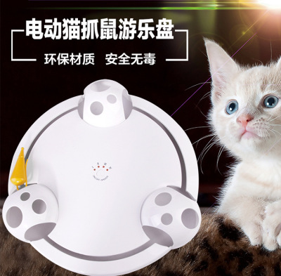 Manufacturer direct sale of interactive cat amusement board pet products electric cat-teasing toys
