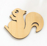 Creative cute little animal wooden cup pad wooden water cup pad desktop insulation pad water cup mat