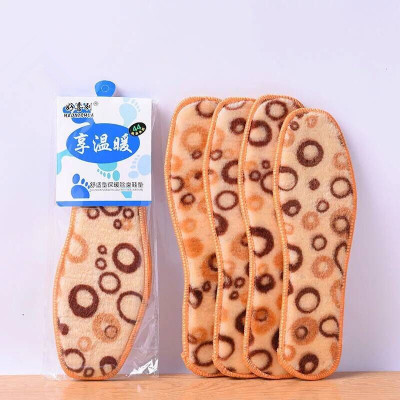  new winter thermal insole thickened plush insole imitation wool felt insole artificial wool insole