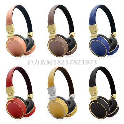 Manufacturer wholesales the new head-mounted folding bluetooth headset V684 classic 6 color wireless bluetooth headset