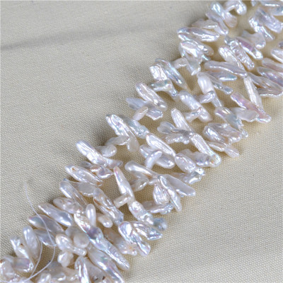 Aquaculture freshwater pipa natural pearl material necklace material accessories usually hair hoop