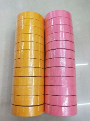 Color and paper tape adhesive. Decorative upholstery. Paper made paper can be torn
