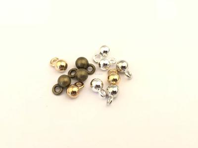 DIY accessories yueliang metal accessories accessories with hanging round beads bracelet necklace suffix