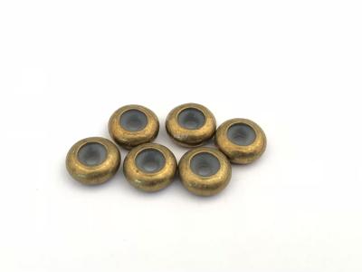 DIY accessories accessories yueliang metal   copper ring plug silicone beads rubber plug copper accessories wholesale
