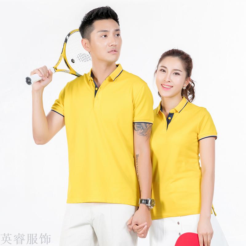 睿杉男装夏季爆款高尔夫珠地短袖t恤翻领商务纯色polo上衣薄款