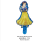 Aluminum balloon princess series/three princess children's birthday party decoration products aluminum foil ball