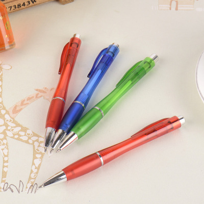 Advertising pen custom logo plastic press ball pen custom office pen publicity pen office stationery wholesale