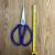 Yongdeli high quality stainless steel kitchen scissors strong civil shear large - sized fierce just shears