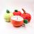 Bo le high-quality goods round slice orange plush pendant key ring 4-inch wedding factory direct sale