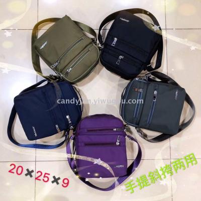 New style leisure oblique straddle bag men single shoulder bag nylon bag multifunctional handbag