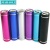 Jhl-pb018 cylinder portable mobile power 2600 mah customized gift LOGO metal material.