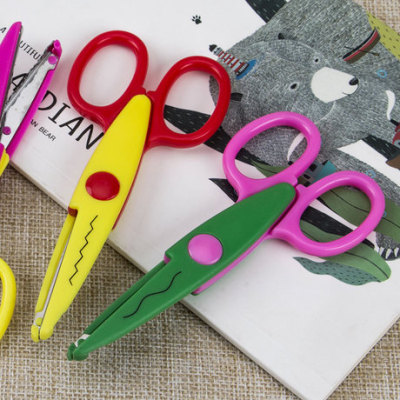 Children's lace scissors DIY photo lace student scissors