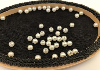 DIY accessories accessories yueliang metal accessories accessories ABS straight hole without line imitation pearls