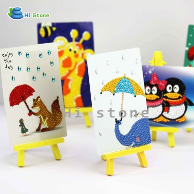 Cardboard diamond painting children's educational picture frame diamond embroidery cross - stitch digital oil painting