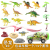 Jurassic dinosaur model children simulation static plastic in the number of solid dinosaur toys