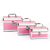 New - style aluminum alloy cosmetic case three - piece box acceptance box custom - made manufacturer