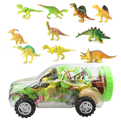 Jurassic dinosaur model children simulation static plastic in the number of solid dinosaur toys