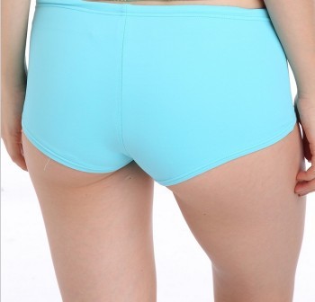 Popular women wear a bikini bottom with adjustable size lolan boxer shorts