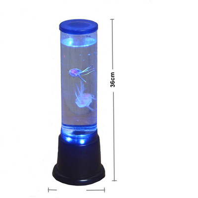 Customized processing simulation jellyfish aquarium lamp LED electronic jellyfish lamp
