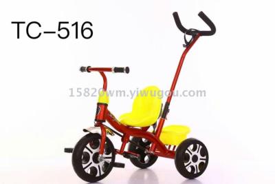 Tricycle manufacturers direct new one-button installation of children's baby trolleys 2-5-year-old toys