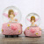 New style household lovely cartoon resin crafts set pieces of crystal ball decoration gifts