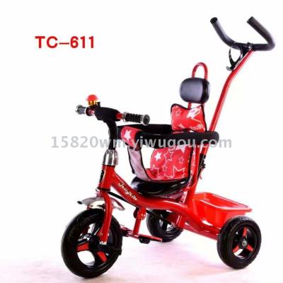 Tricycle manufacturers direct new one-key installation of children's baby three-in-one 2-5-year-old toys