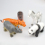 New toy animal lion panda tiger zebra forest animal model suit