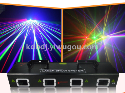 Four red and green lasers, Four full - color lasers