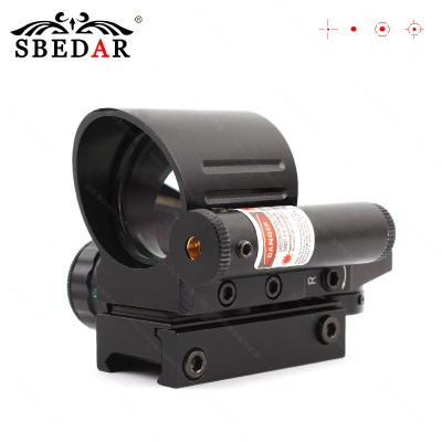 Four-point 20mm wide band red laser holographic sight