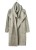 Fashionable big brand scarf big turn over the neck slender knit cardigan women's super long sweater thick coat