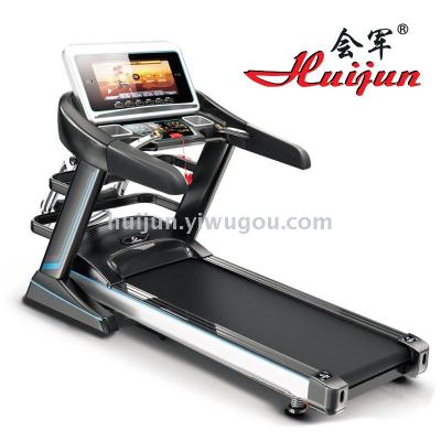 In the genuine multifunctional light commercial electric treadmill 10 inch LCD screen with WIFI without noise