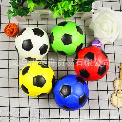 Yiwu manufacturers direct selling children's sports toys 6.3pu ball foot basket pu foam sponge elastic ball wholesale