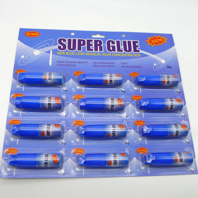 Factory Supply Wholesale Strong Quick-Drying Glue Blue Love Super Glue Adhesive Strong Glue