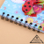 Portable and cute creative with a lock design coil notepad portable notebook in various colors