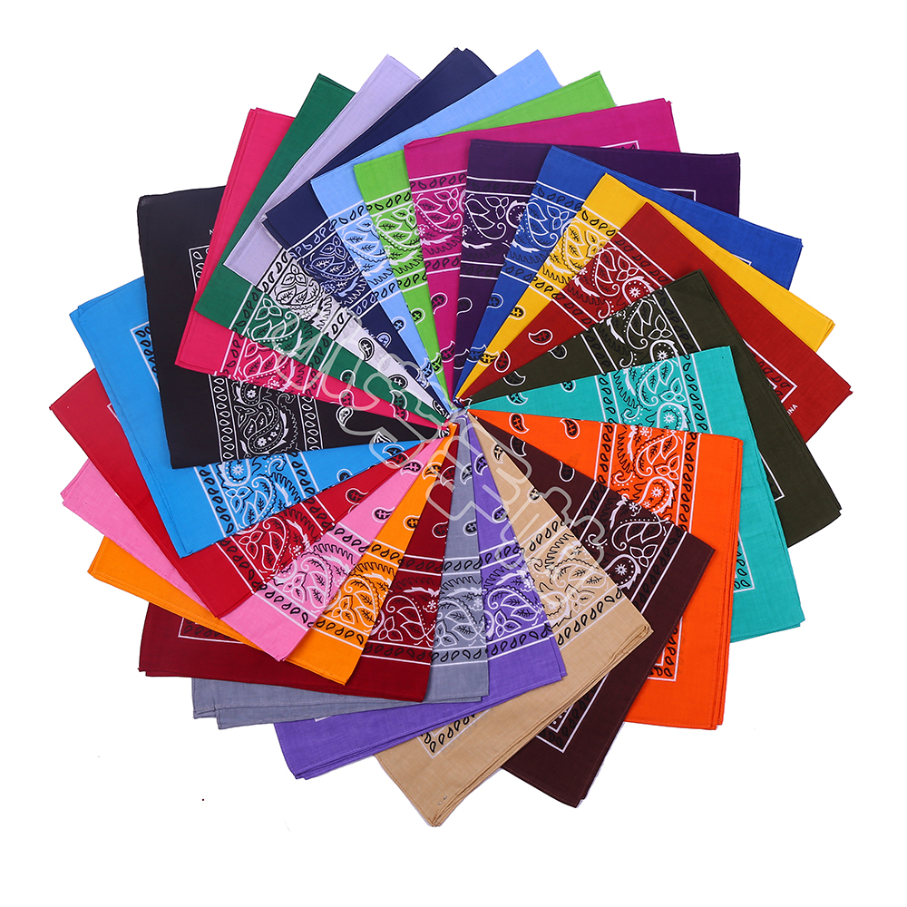 潮流男女户外街舞嘻哈头巾BBOY街球腰果花变形虫大方巾全棉