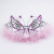Feather crown stage prop birthday headdress with headband